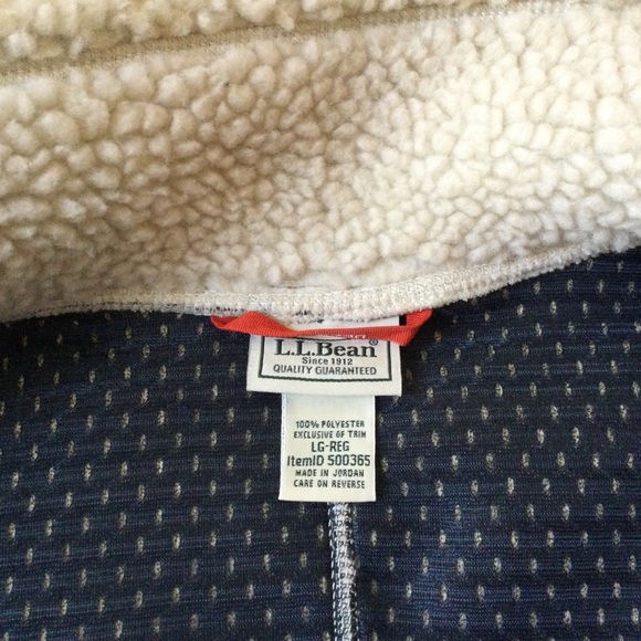❌❌SOLD❌❌LL BEAN💯 PLUSH SHERPA FLEECE JACKET EUC - Picture 14 of 15